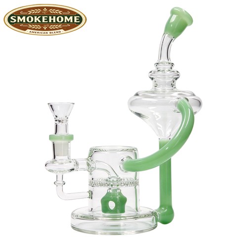 Hookah recycler bong 9in glass - recycler,