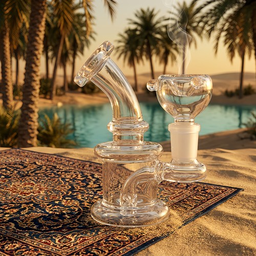 Mini glass bong tobacco - glass,