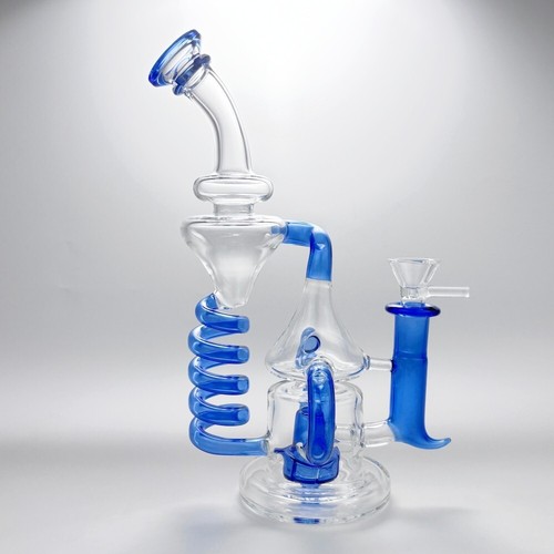 Recycler glass bong - 9",