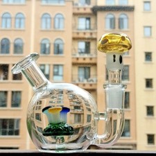 Cute 4.3" Thick Glass Bong