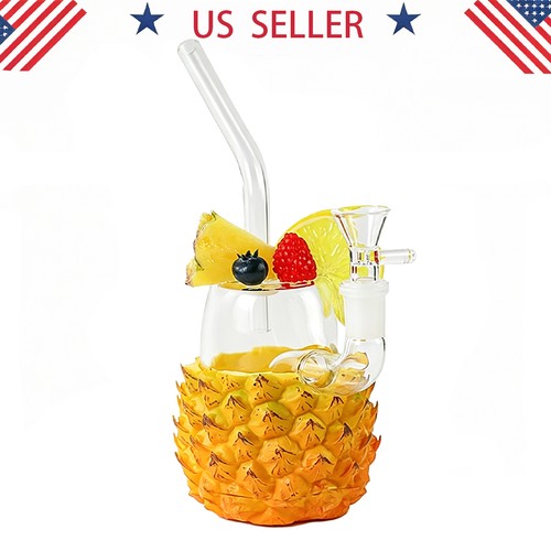 Pineapple glass bongs - pineapple🍍8.5",