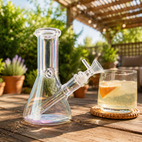 Mini glass bong tobacco - glass,