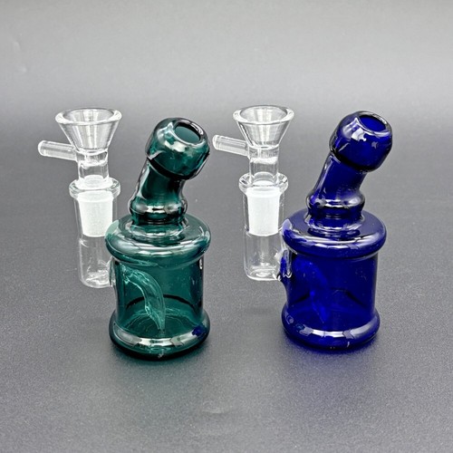 Portable mini glass bong - 4",