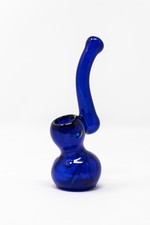 Hookah Tubo Acqua 4" Vetro Blu