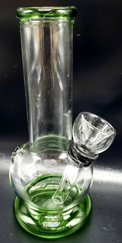 Green glass tobacco mini - green,