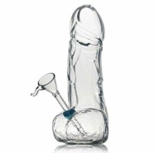 Thick Glass Bong 8" Penis