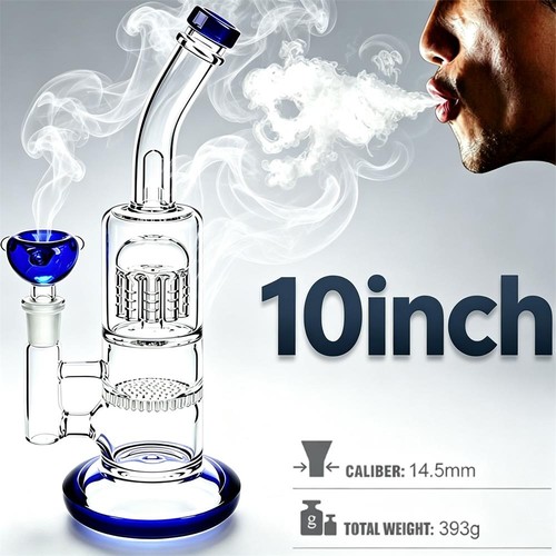 Blue heavy glass - blue, bong