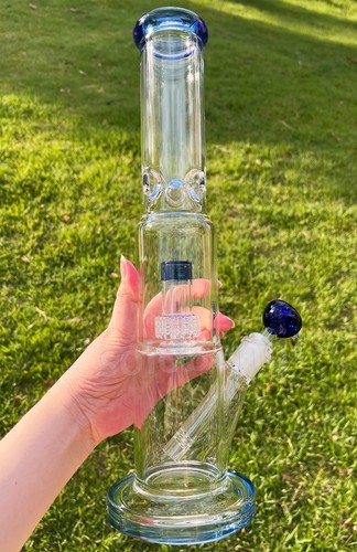 Heavy thick glass bong - 15'',