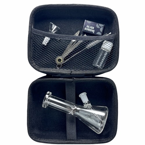 Bong vetro trasparente - bong, 5"