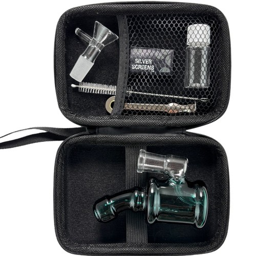 Mini bong vetro - vetro, verde