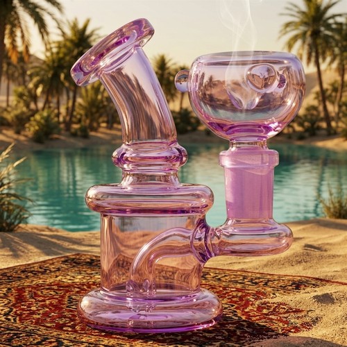 Mini glass bong tobacco - 4.3",