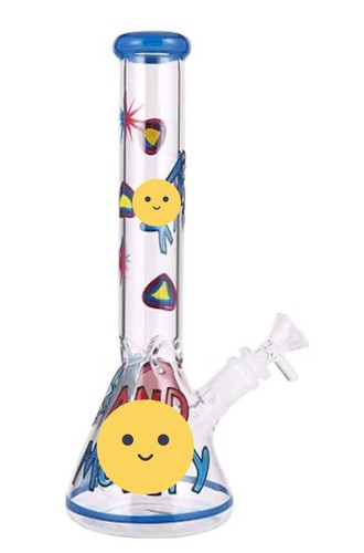 Glass bong handcrafted - 11",