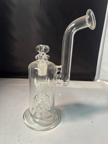 Bent glass water pipe bong - glass,