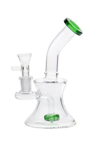 Bent neck stemless - stemless, bong