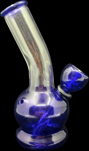 Blue curved neck - curved,