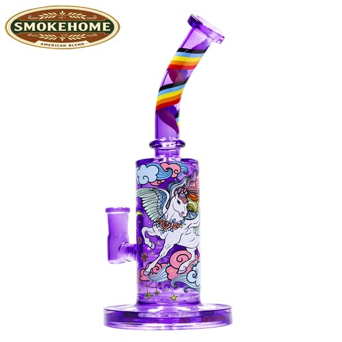 10in glass bong and water - glass,